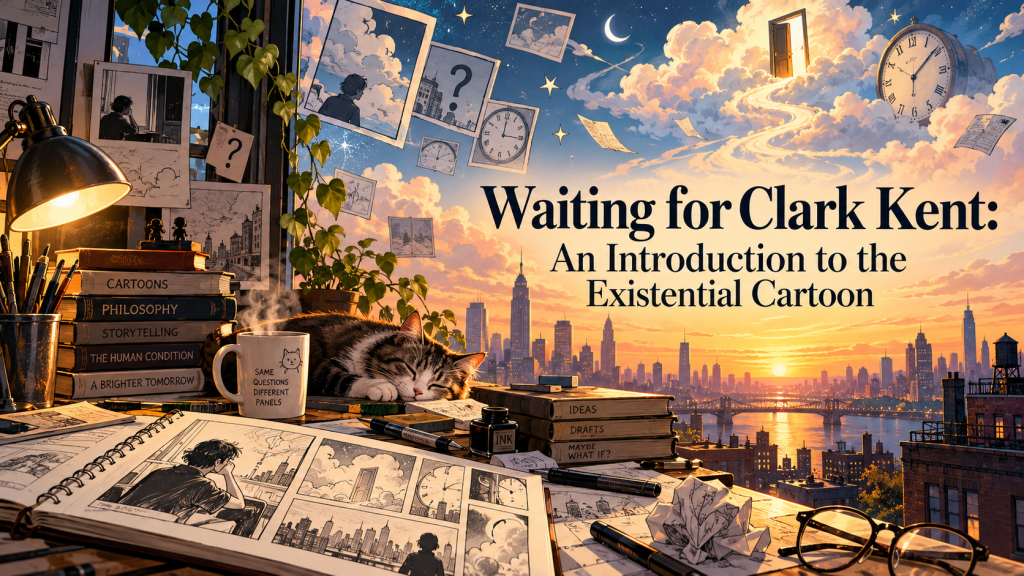 Waiting for Clark Kent Existential Cartoonism